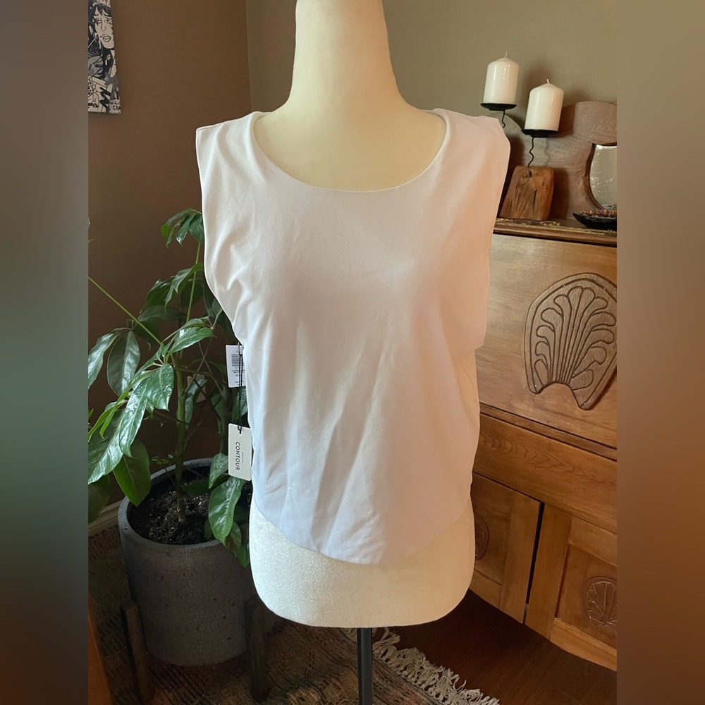Babaton White Tank Top